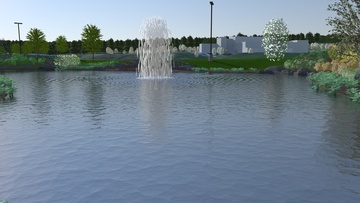 Pond Fountain